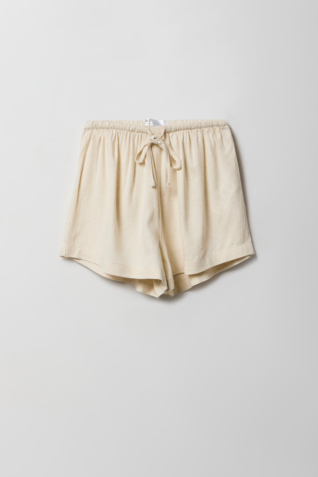 Girls Linen-Blend Short - Tan