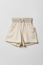 Girls Linen-Blend Short