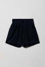 Short en mélange de lin pour fille