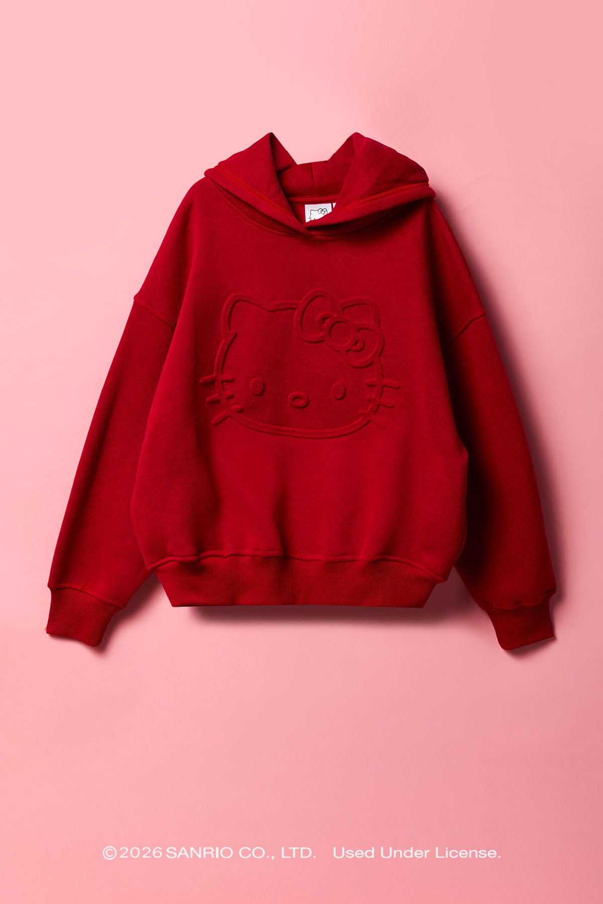 Haut carré à capuchon en molleton de luxe avec imprimé Hello Kitty® pour fille