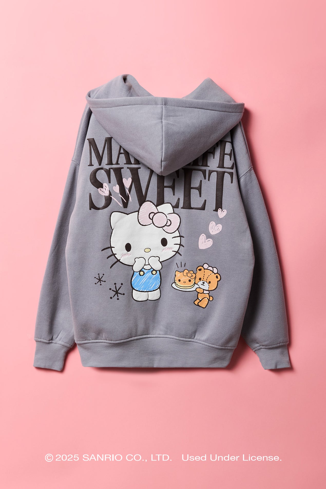 Hello Kitty® Girls Puff Print Fleece Hoodie – Urban Planet