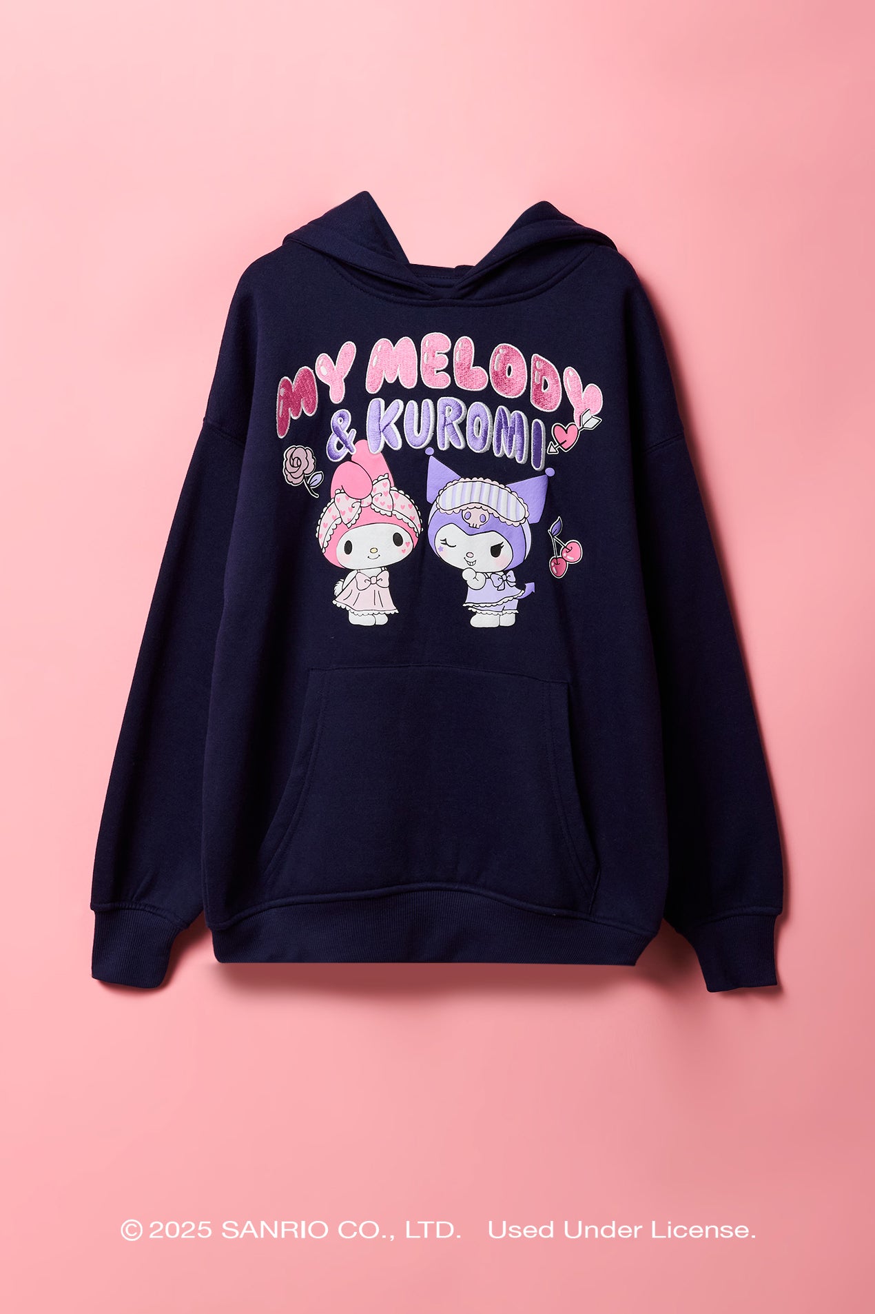 My Melody™ & Kuromi™ Girls Puff Print Fleece Hoodie – Urban Planet
