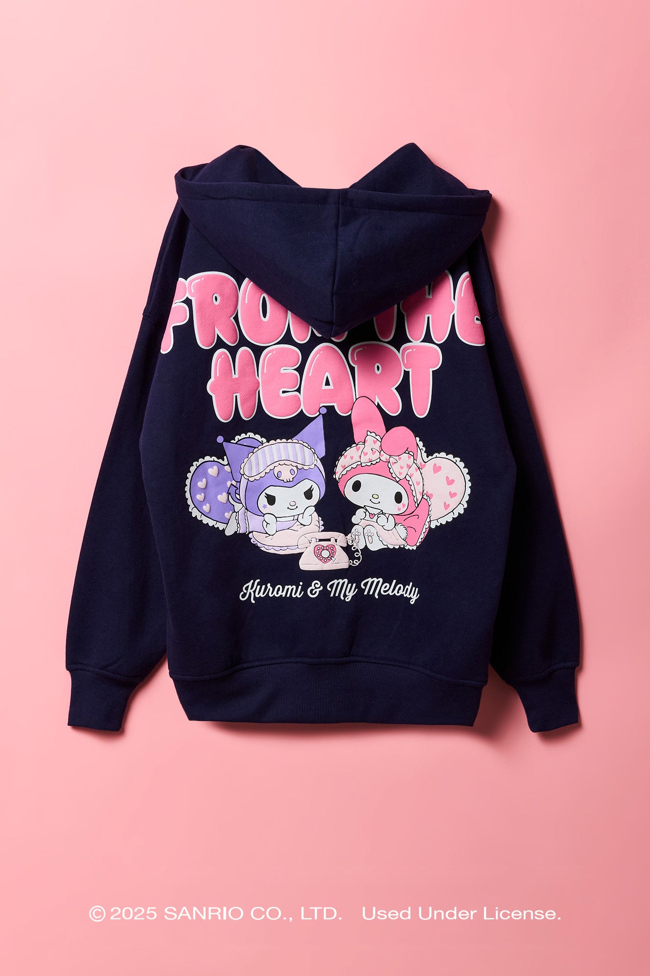 My Melody™ & Kuromi™ Girls Puff Print Fleece Hoodie – Urban Planet