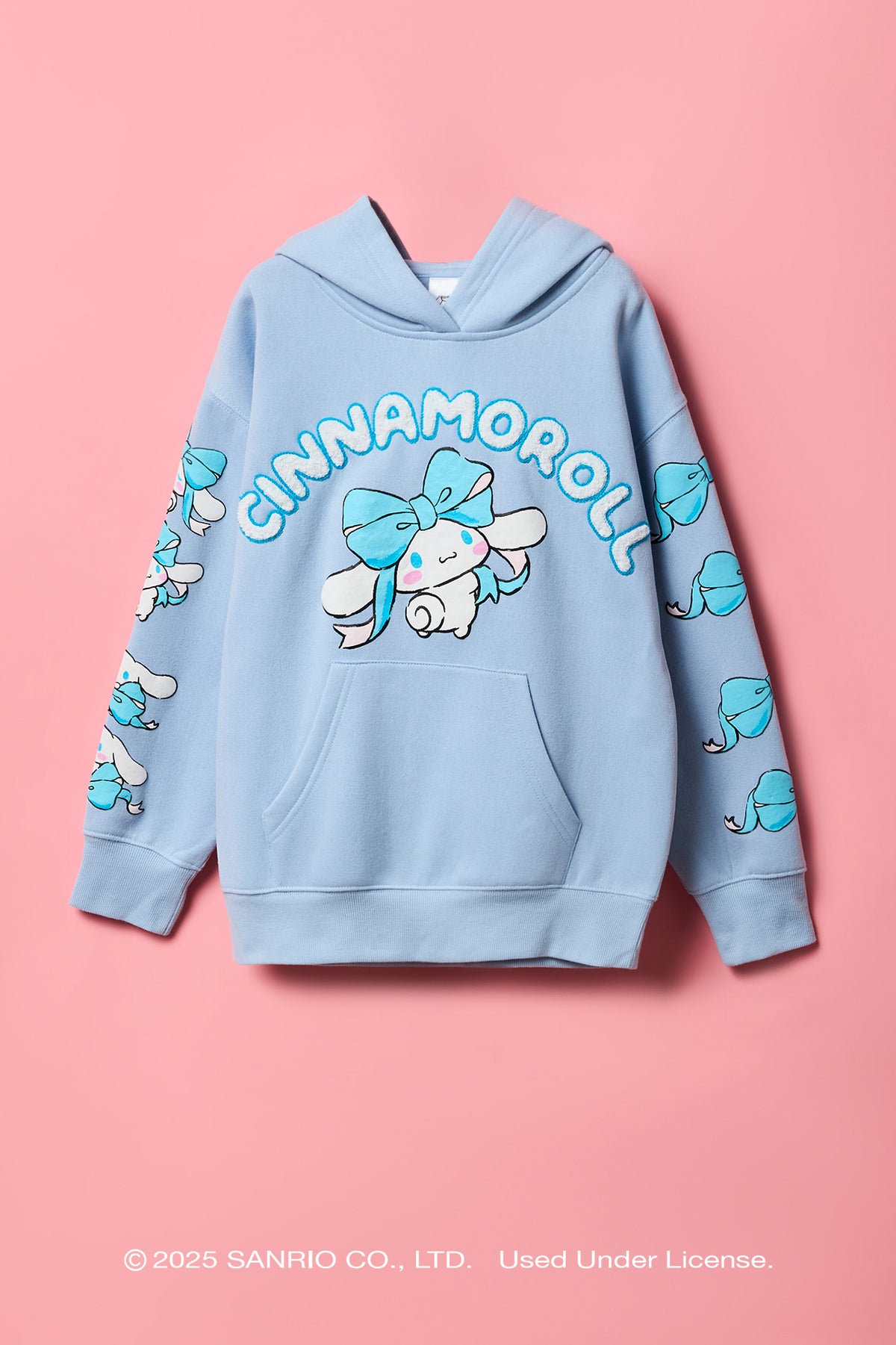 Cinnamoroll™ Girls Puff Print Fleece Hoodie - Blue