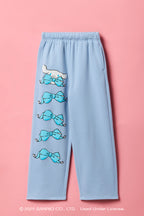 Cinnamoroll™ Girls Puff Print Wide Leg Fleece Sweatpant