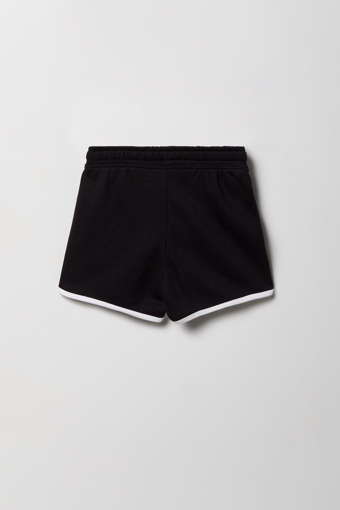 Alt View 2. Girls Luxe French Terry Active Dolphin Short - Black