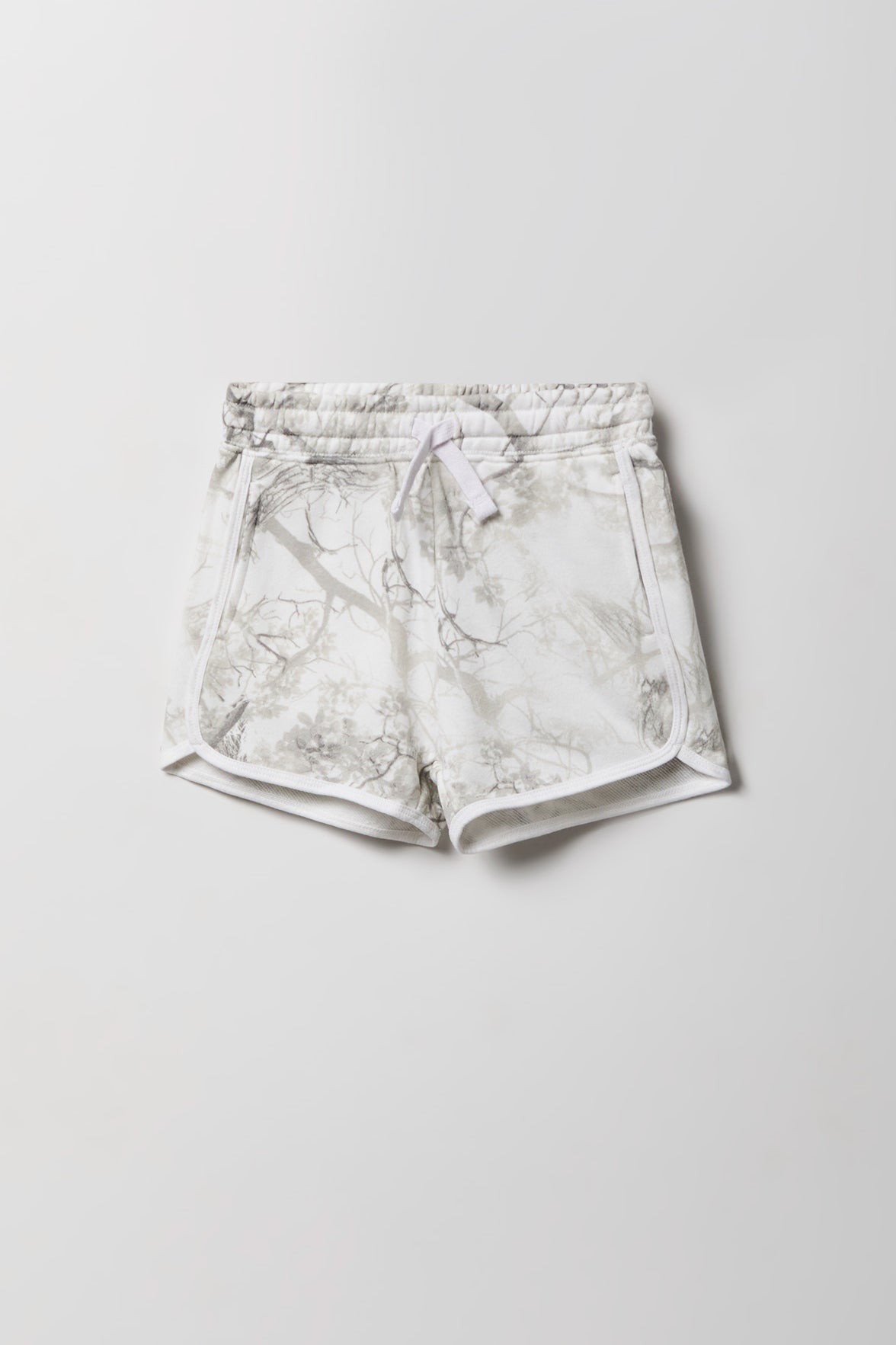 Girls Luxe French Terry Active Dolphin Short - Camouflage