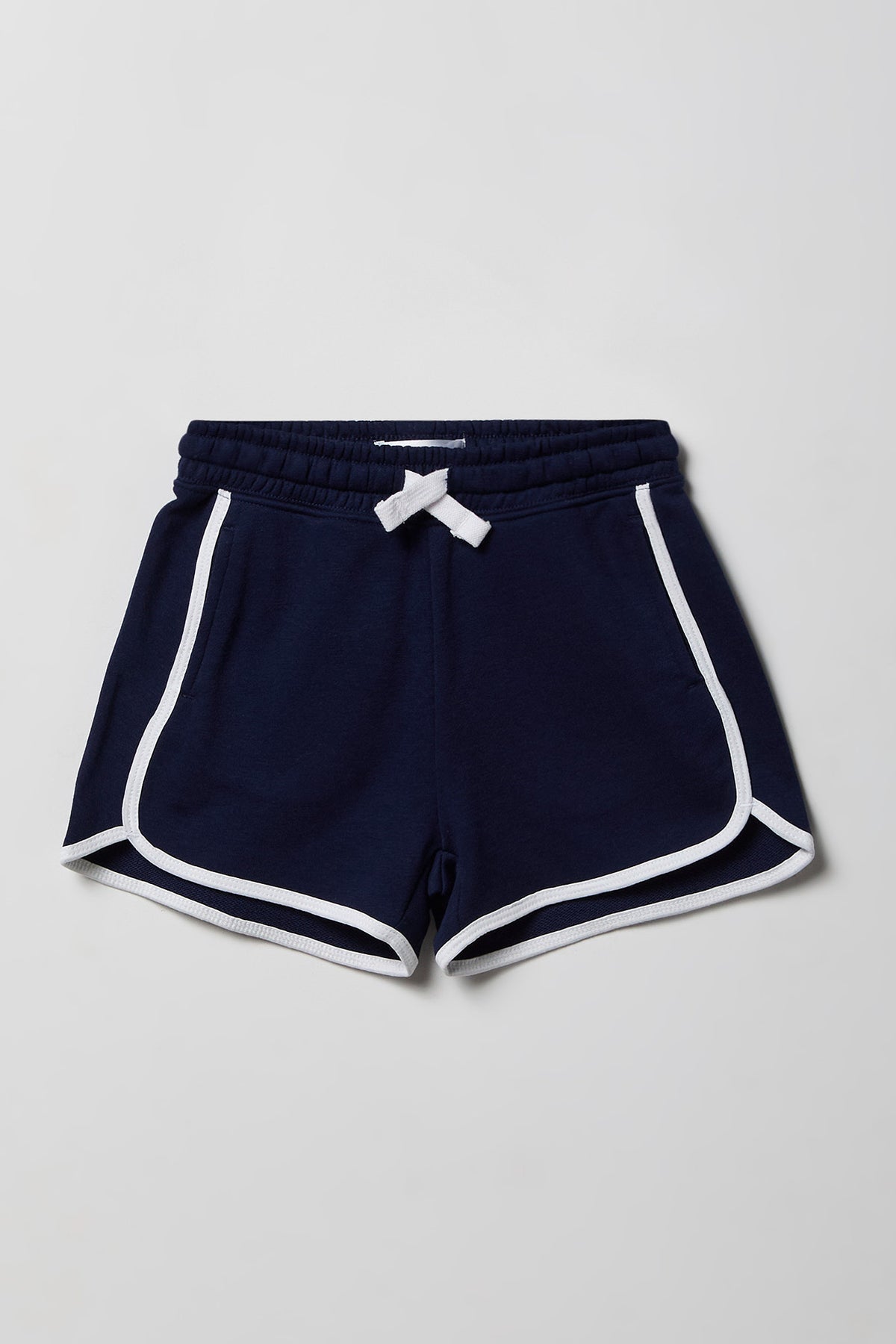 Girls French Terry Dolphin Short - Navy