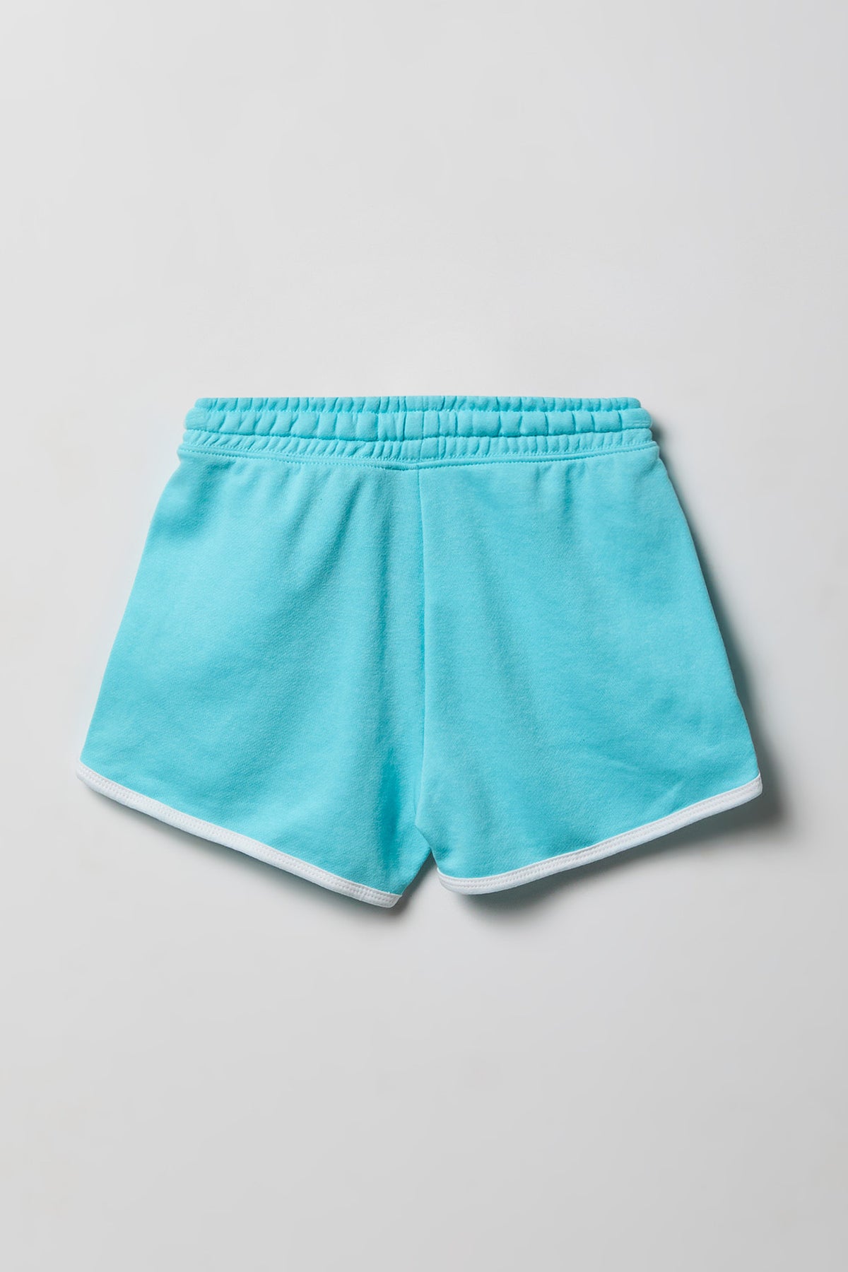 Alt View 2. Girls French Terry Dolphin Short - Aqua