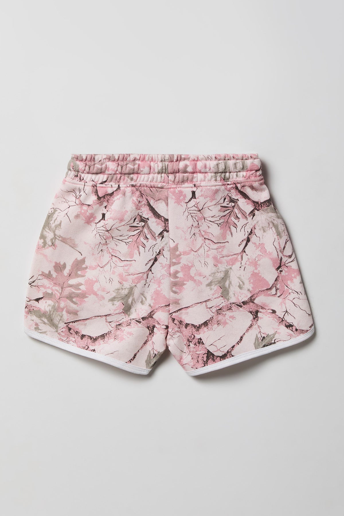 Alt View 2. Girls French Terry Dolphin Short - Camouflage