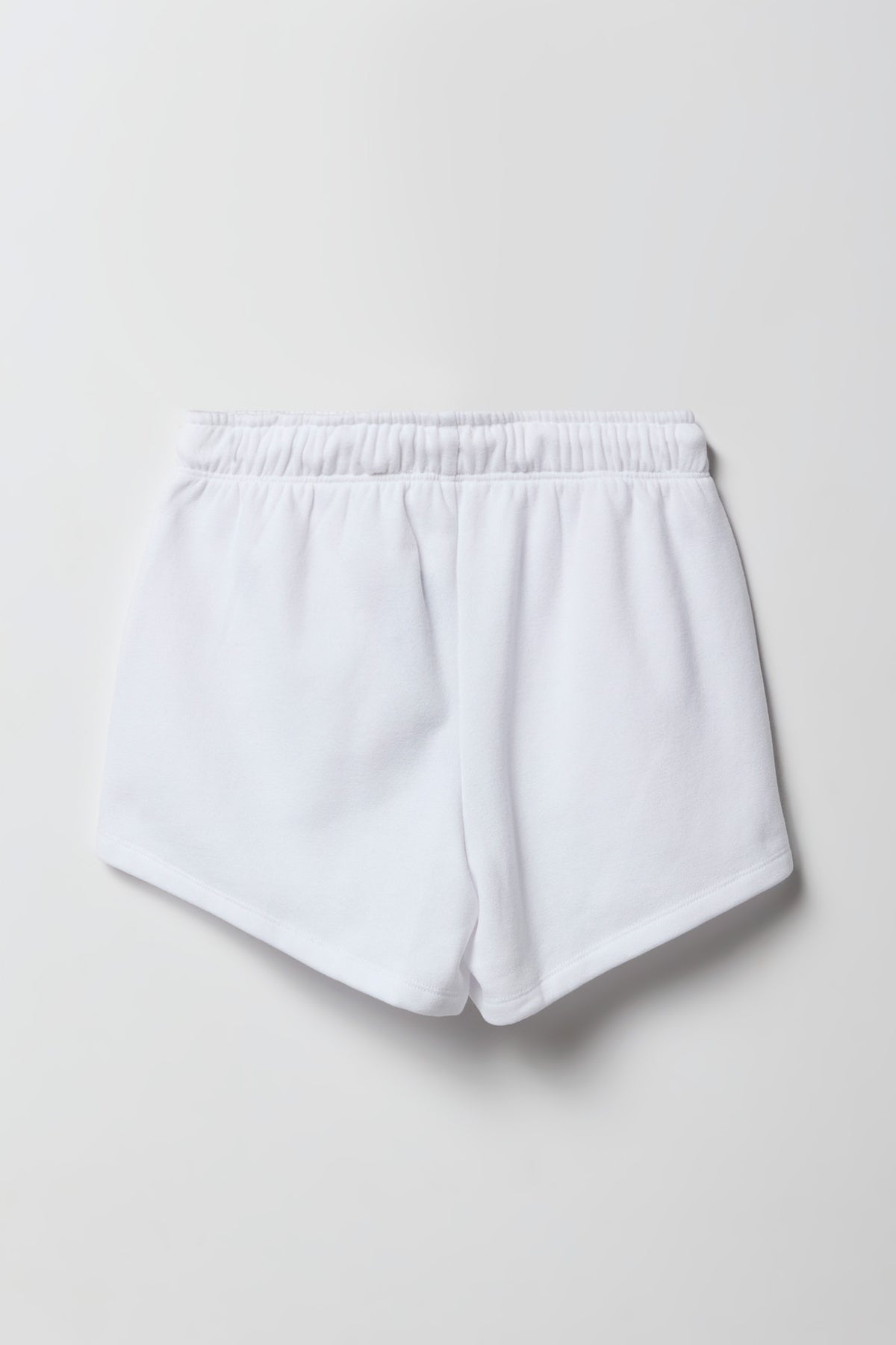 Alt View 2. Girls Classic Fleece Short - White