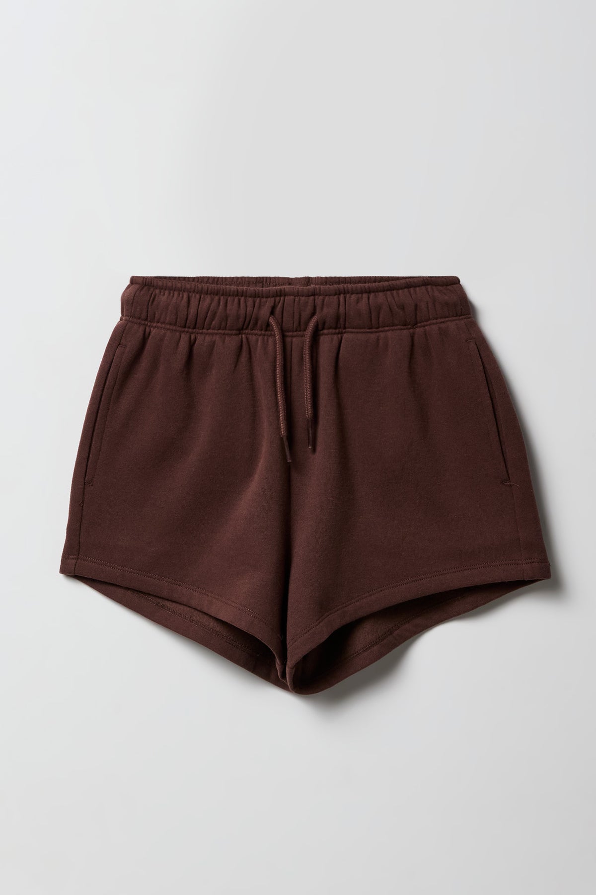 Girls Classic Fleece Short - Brown