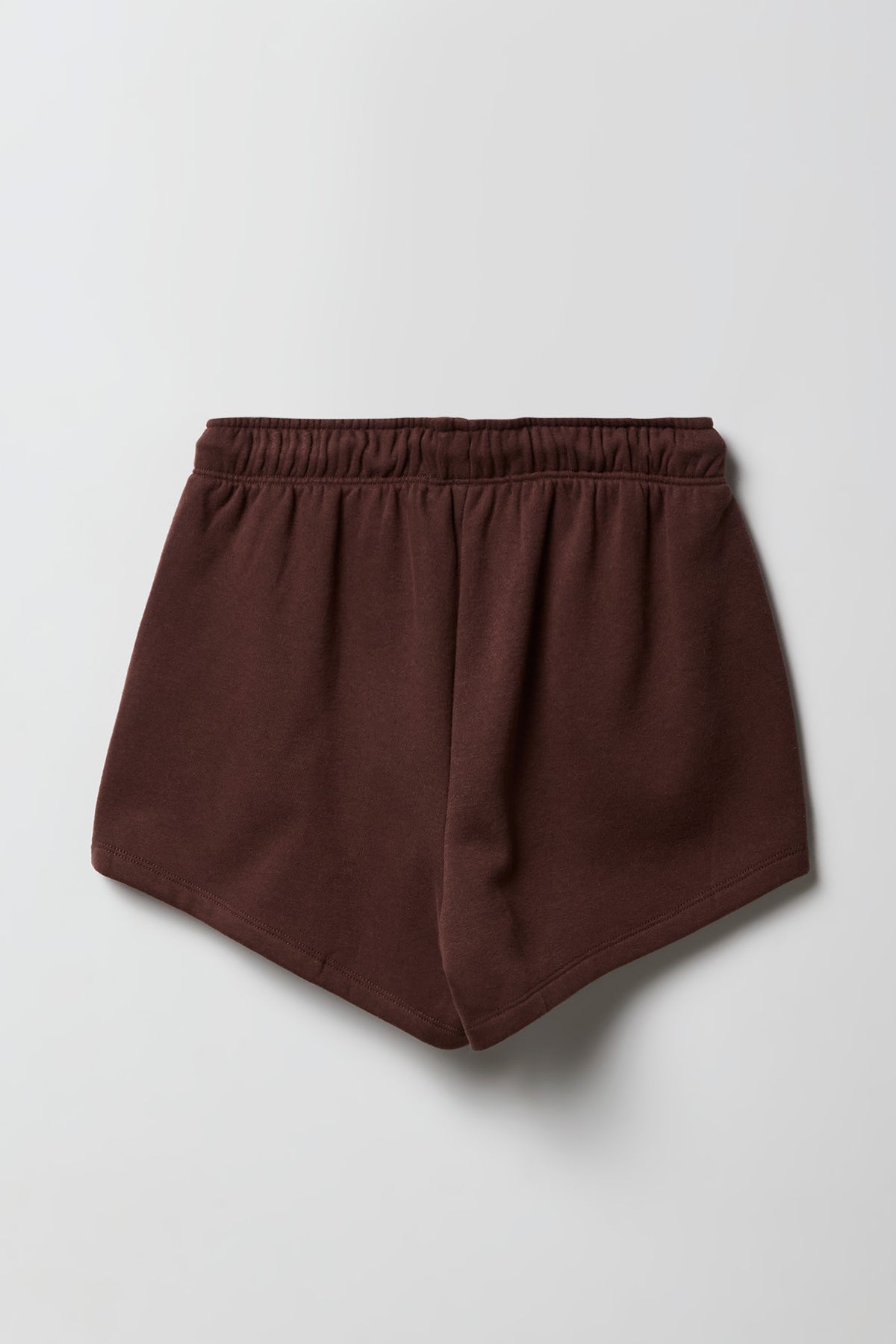 Alt View 2. Girls Classic Fleece Short - Brown