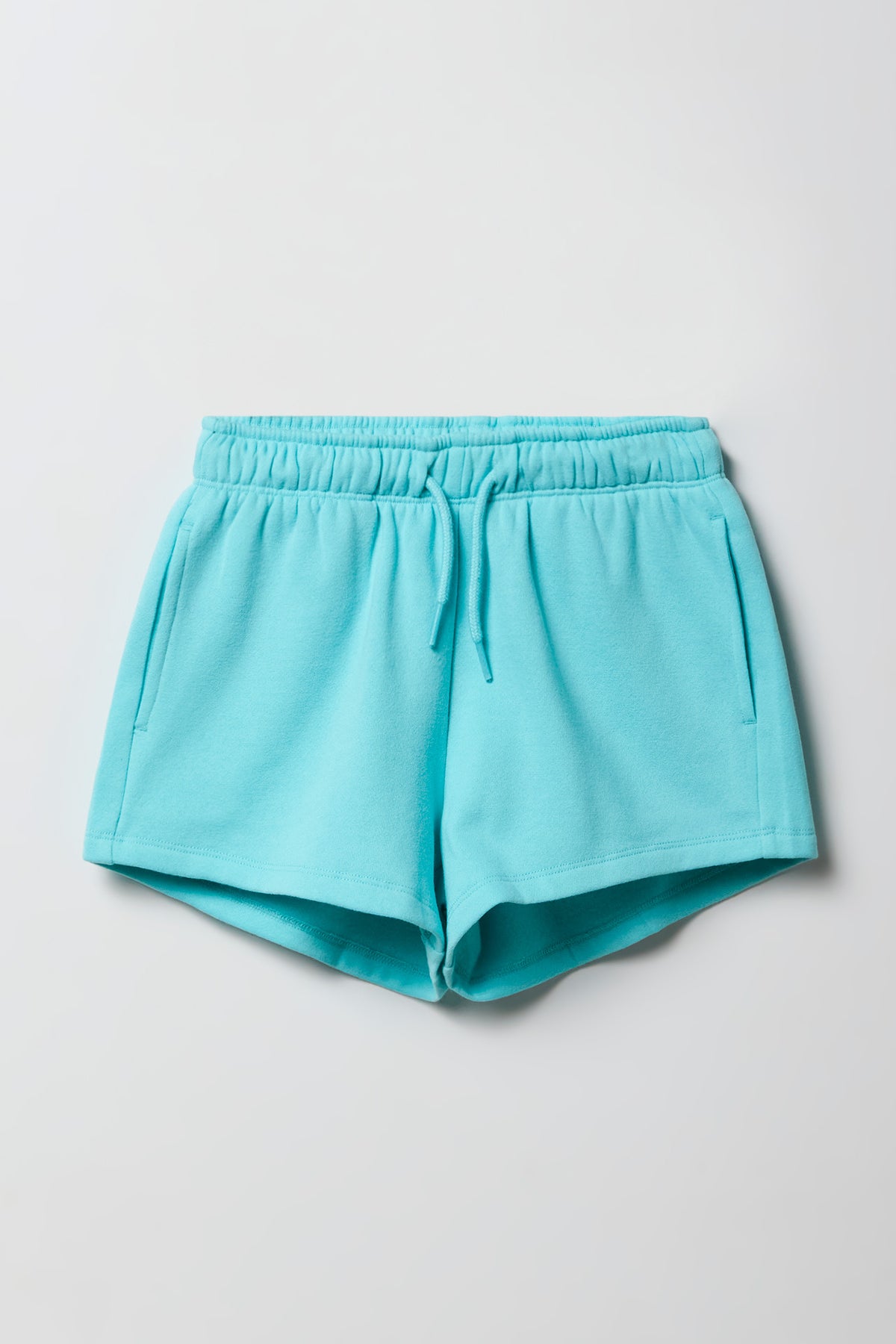 Girls Classic Fleece Short - Aqua