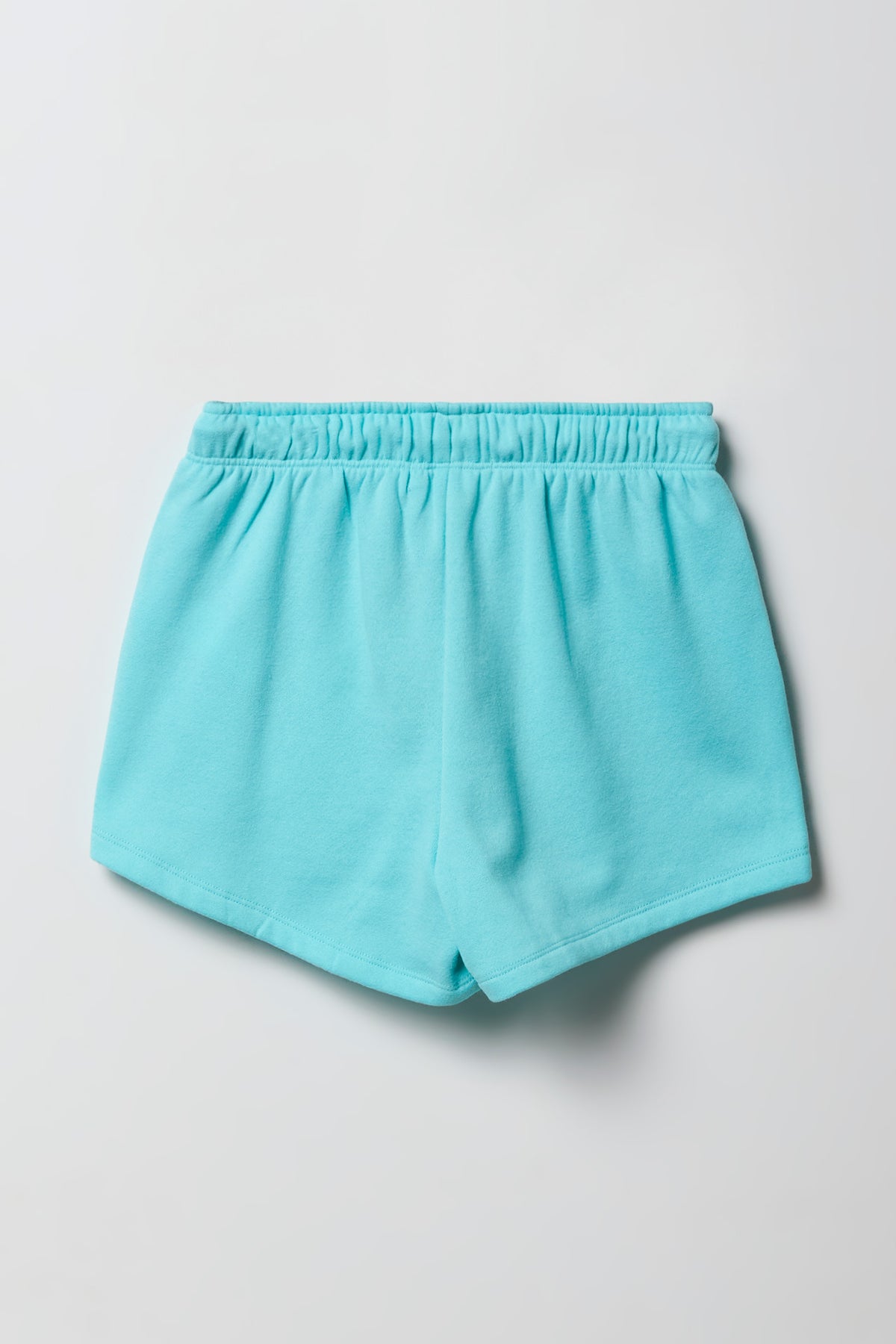 Alt View 2. Girls Classic Fleece Short - Aqua