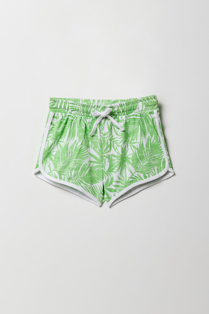 Short Active imprimé avec ourlet arrondi pour fille