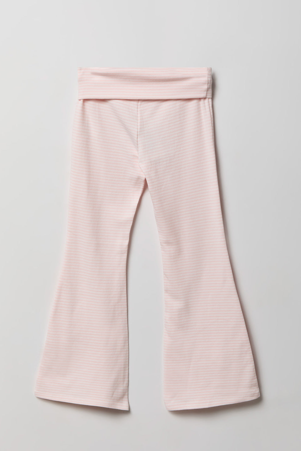 Vue alternative 2. Débardeur côtelé à jambe évasée et taille pliée pour fille