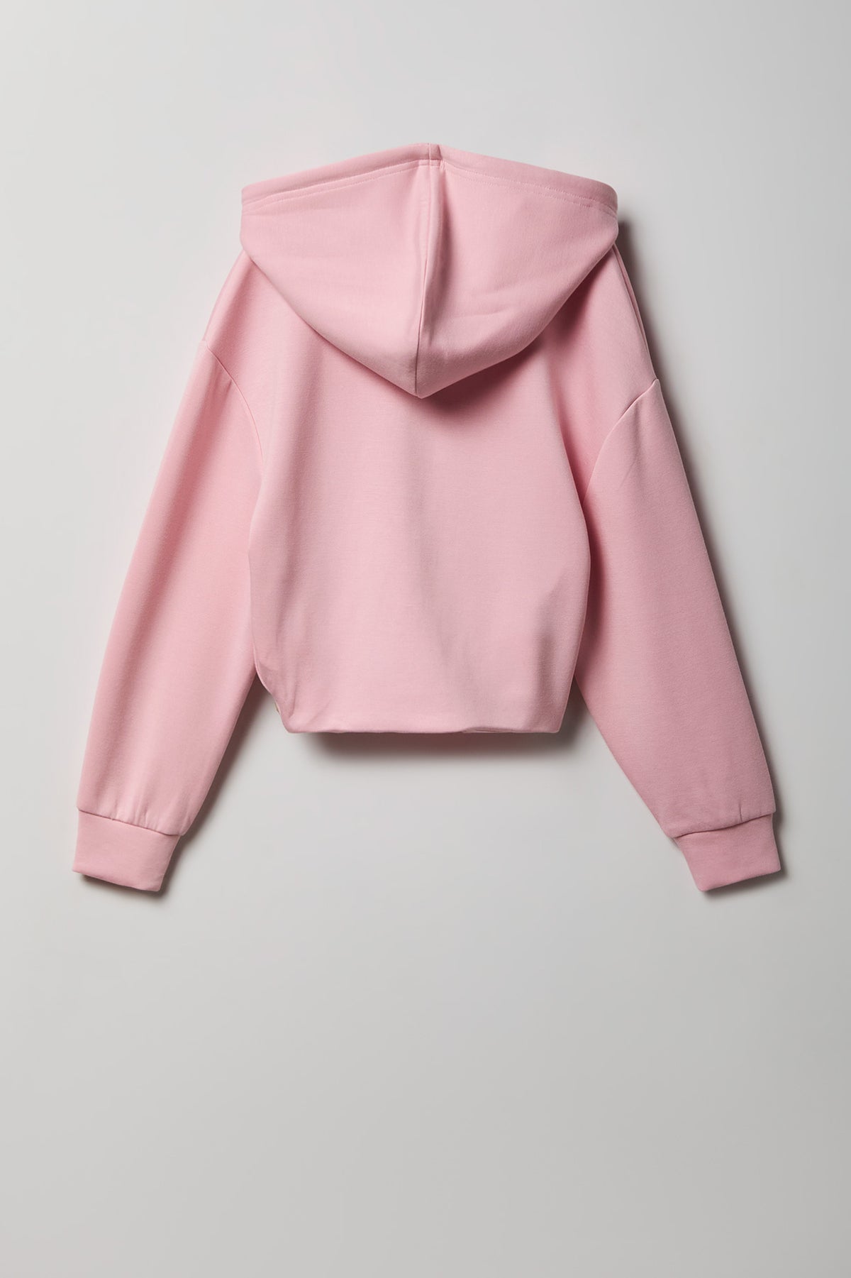 Alt View 2. Girls Active Scuba Bubble Hem Zip Hoodie - Pink