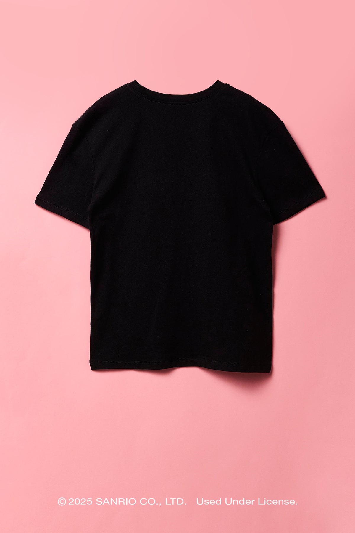 Alt View 2. Kuromi™ Girls Embroidered Oversized T-Shirt - Black