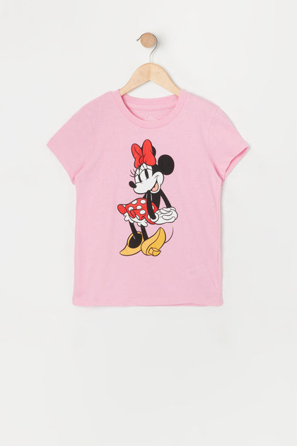Girls Minnie Mouse Graphic T-Shirt