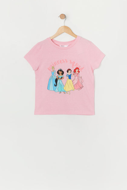 T-shirt à imprimé Princess Squad pour fille