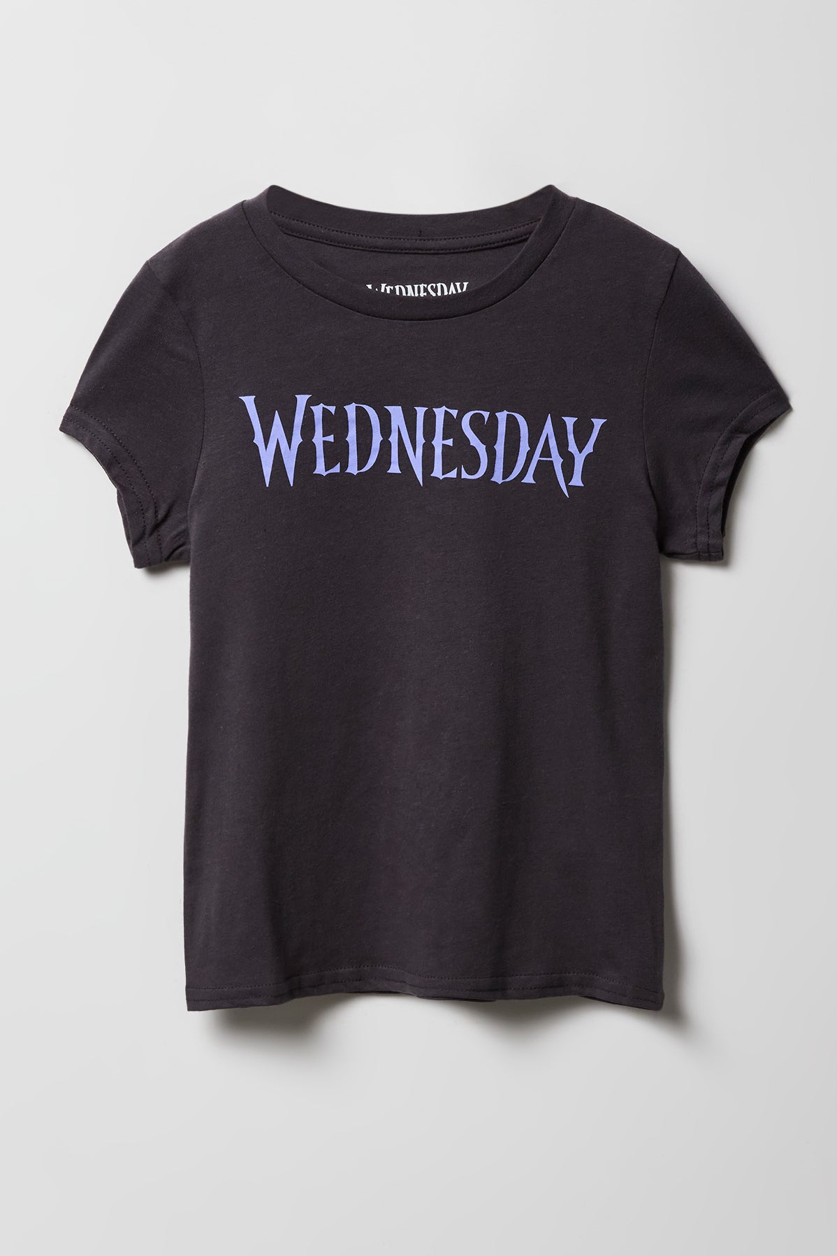 T-shirt à imprimé Wednesday pour fille