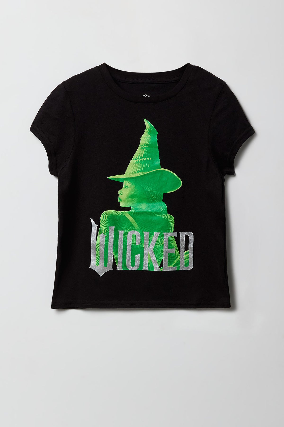 Girls Luxe Heavy Cotton Wicked Graphic T-Shirt - Black