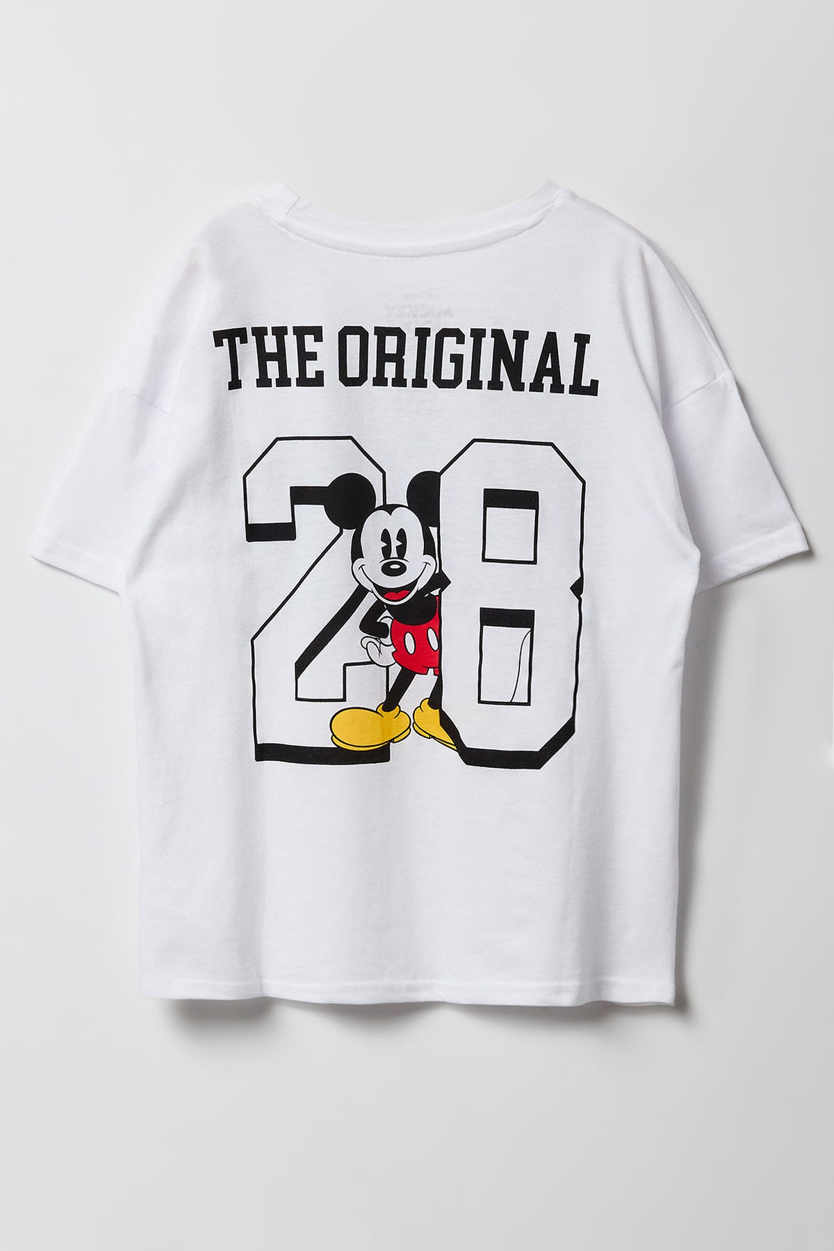 Girls Mickey Mouse Graphic T-Shirt - White