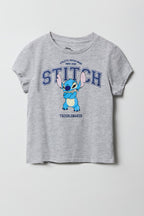 Girls Luxe Heavy Cotton Stitch Graphic T-Shirt
