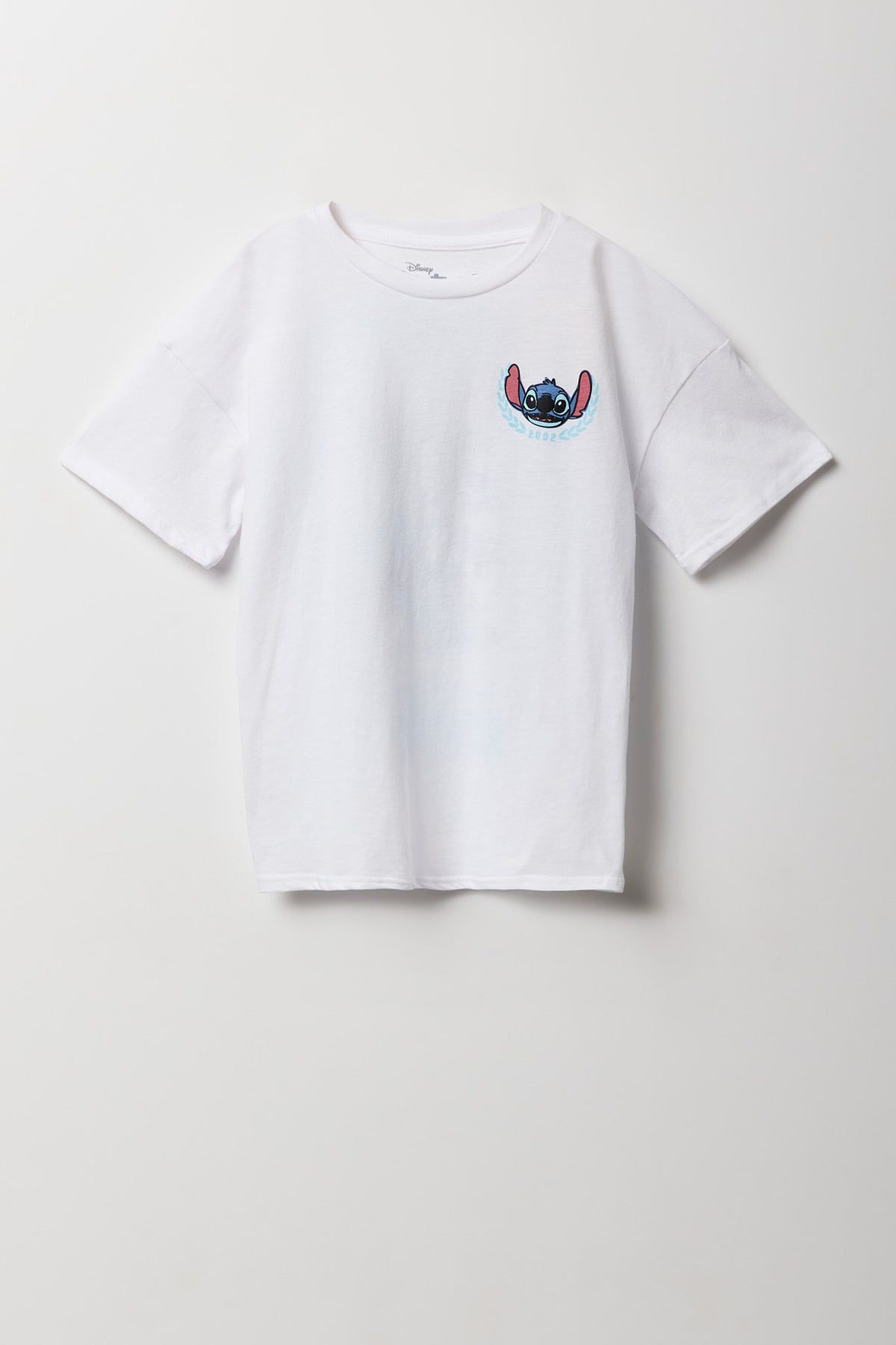 Alt View 2. Girls Luxe Heavy Cotton Stitch Puff Print Oversized T-Shirt - White