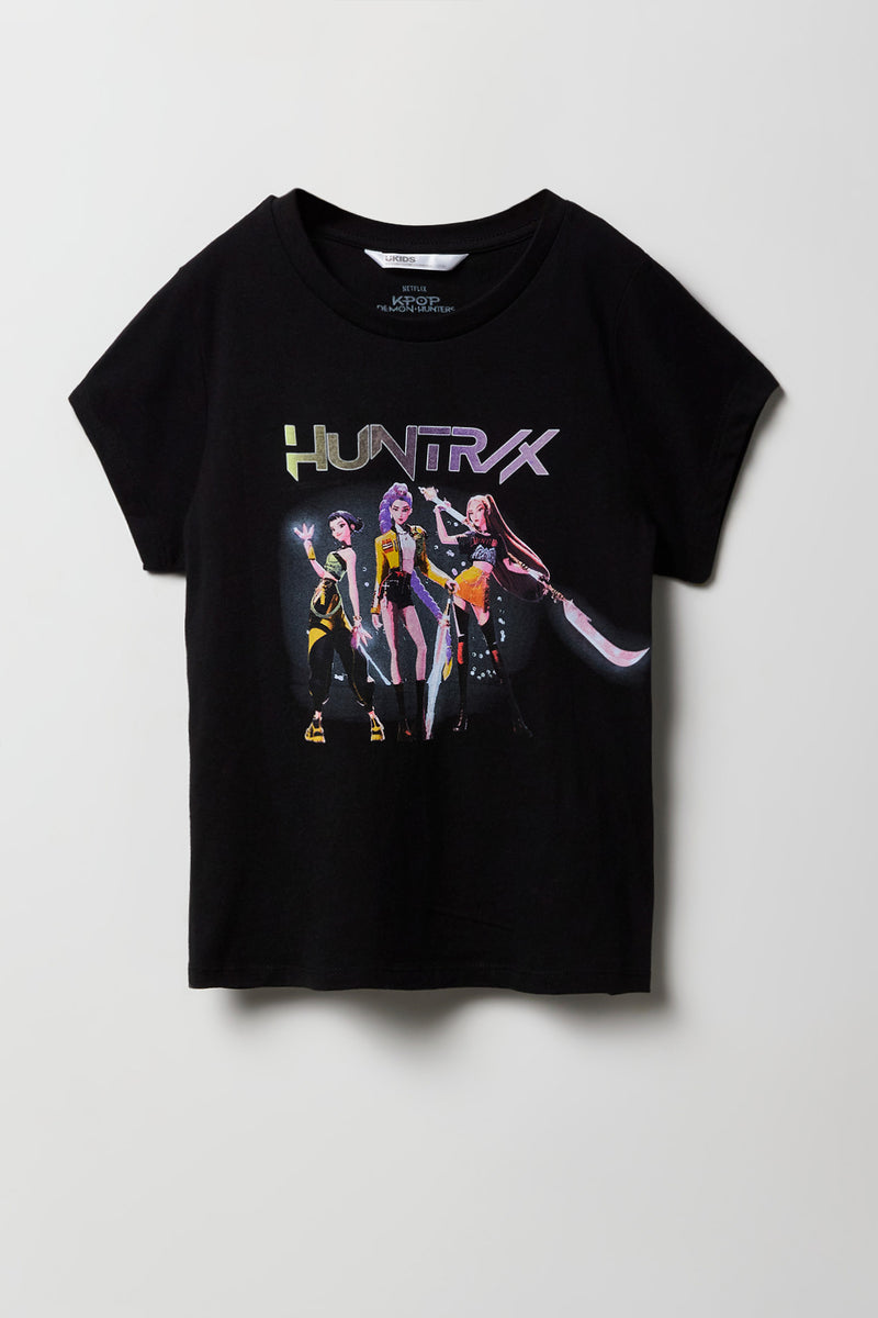 T-shirt à imprimé HUNTR/X pour fille