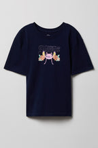 T-shirt à imprimé Stitch Hawaii pour fille