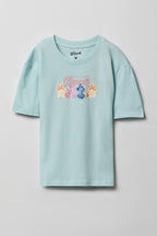 T-shirt à imprimé Stitch Hawaii pour fille
