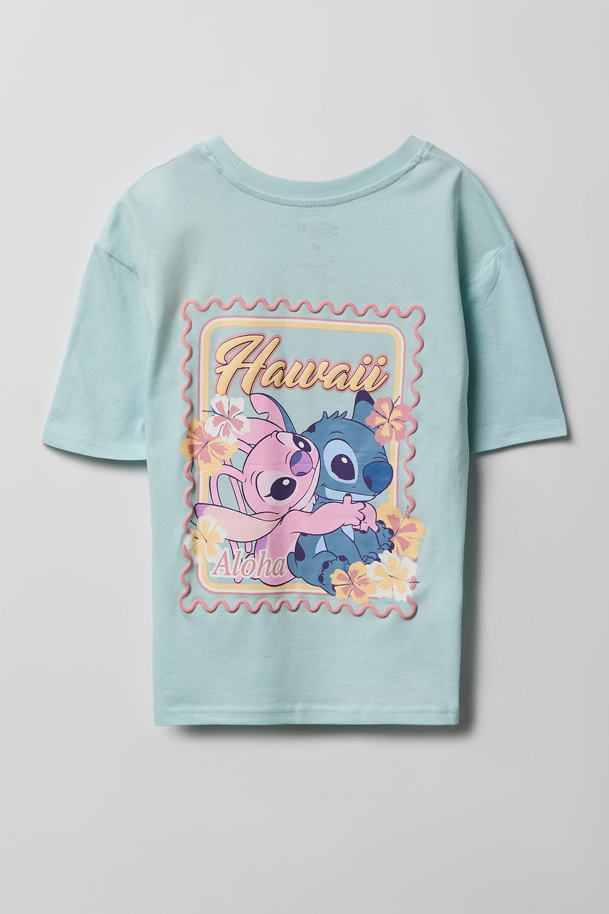 Vue alternative 2. T-shirt à imprimé Stitch Hawaii pour fille