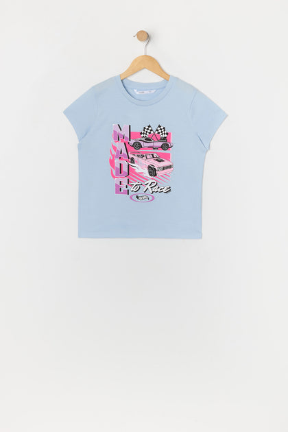 T-shirt à imprimé Hot Wheels™ Made to Race pour fille