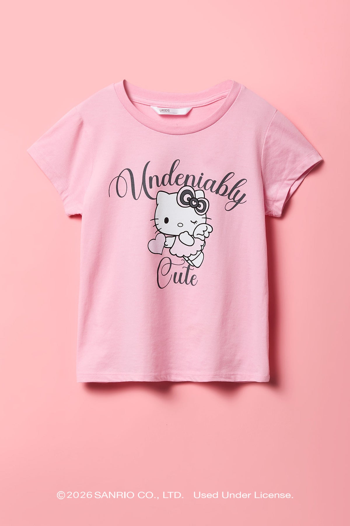 T-shirt en coton lourd à imprimé Hello Kitty® pour fille