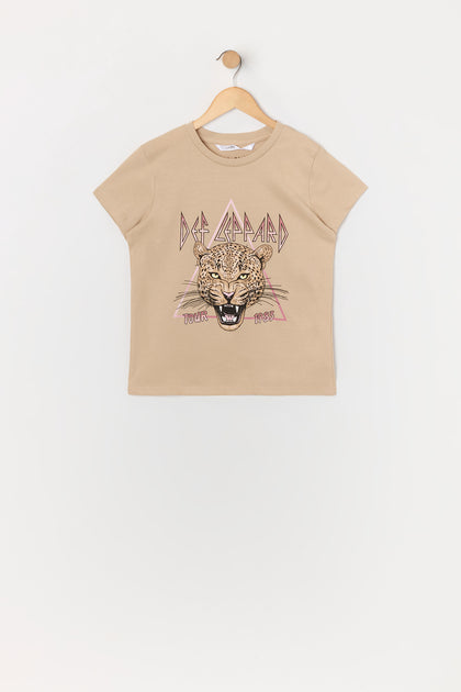 Girls Def Leppard Graphic T-Shirt