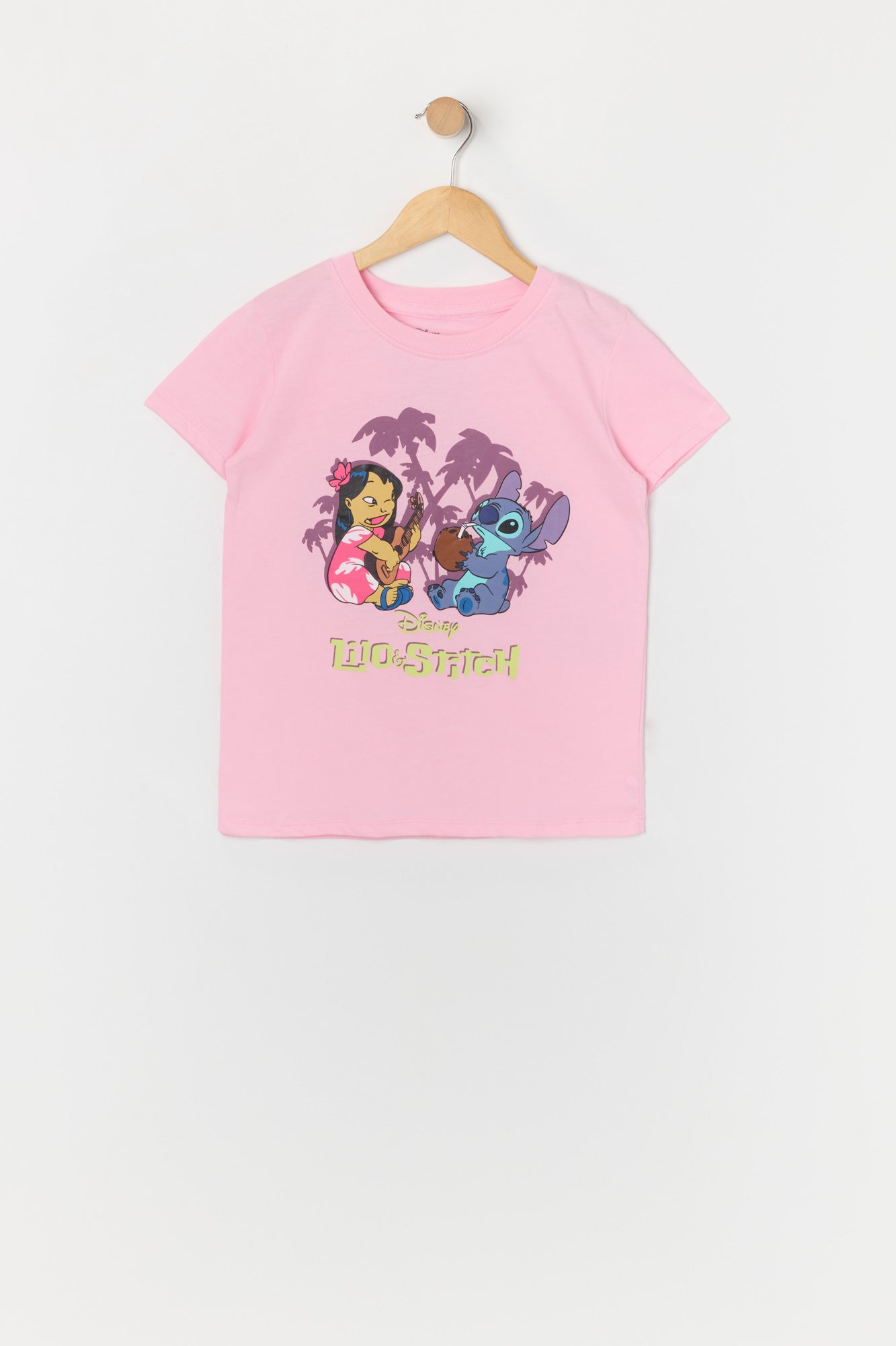 Girls Hawaiian Stitch Graphic T-Shirt