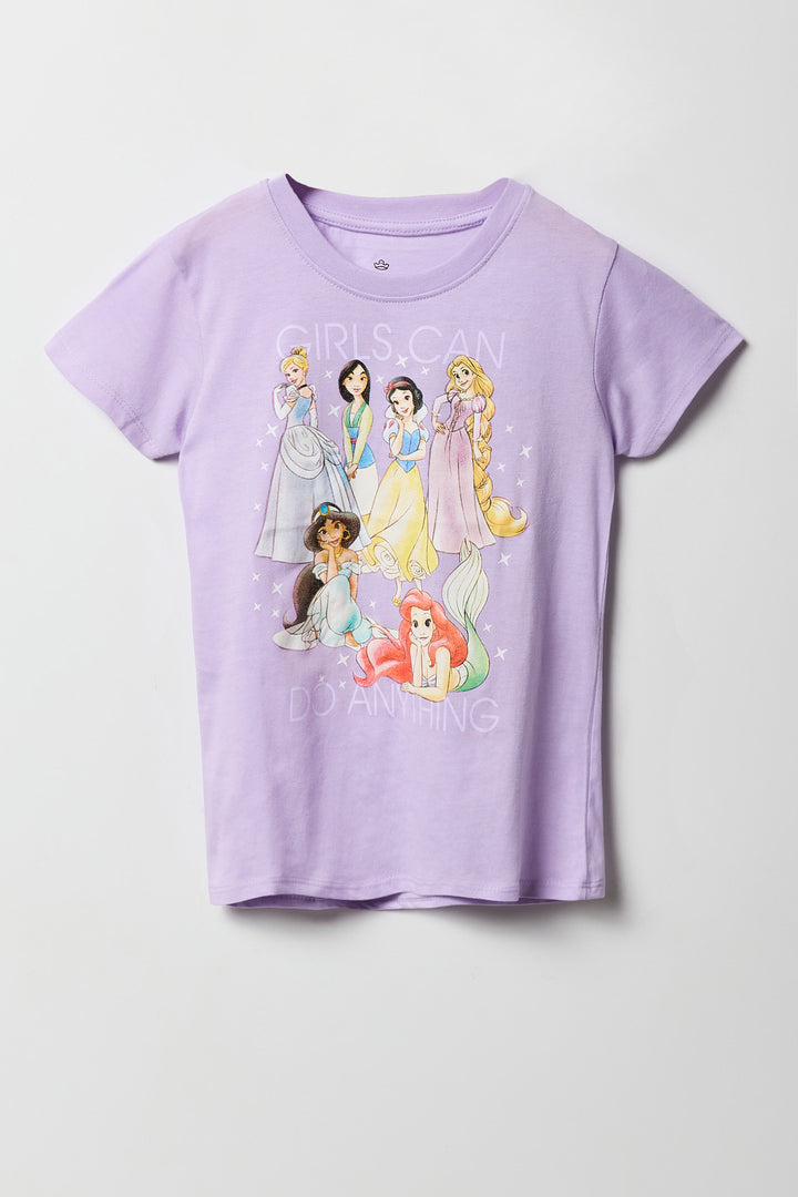 T-shirt à imprimé Girls Can Do Anything pour fille