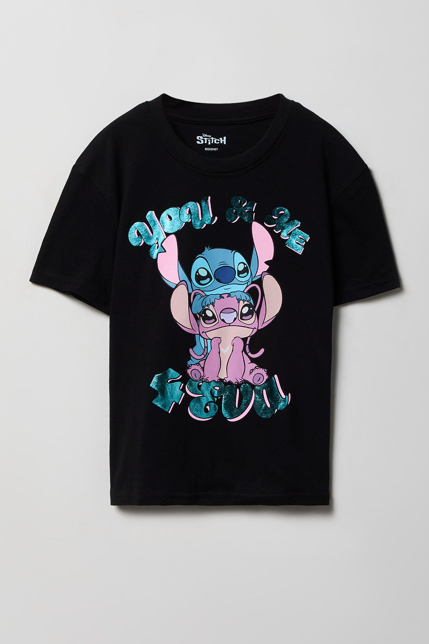 Girls Stitch & Angel Graphic T-Shirt – Urban Planet