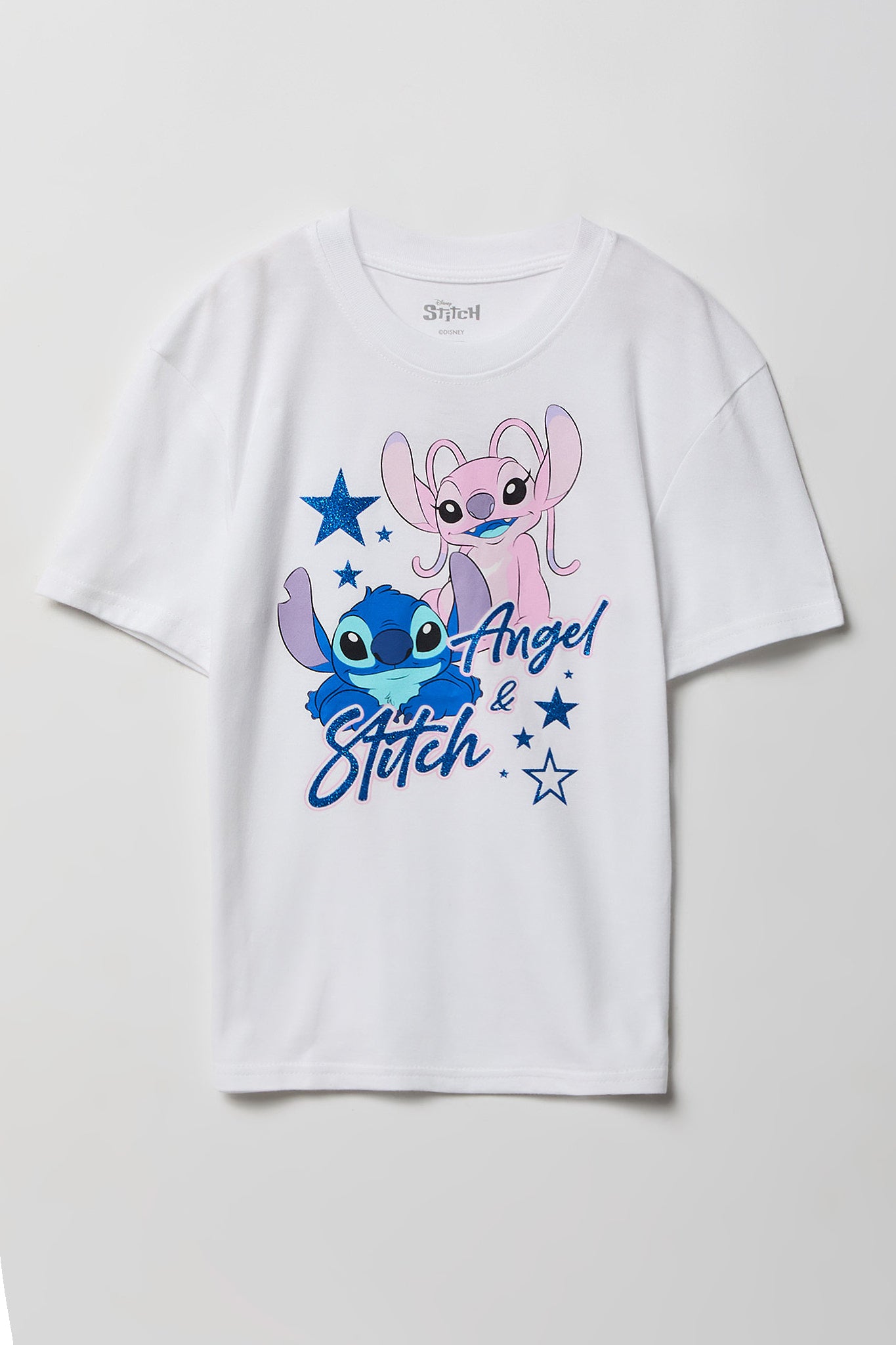 Girls Stitch & Angel Graphic T-Shirt – Urban Planet