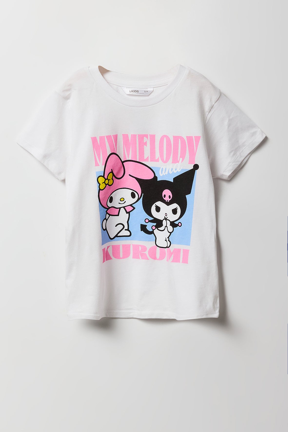 T-shirt à imprimé My Melody & Kuromi pour fille