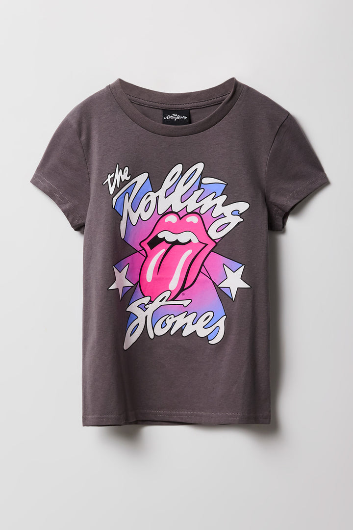 T-shirt surdimensionné à imprimé The Rolling Stones pour fille