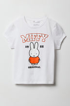 Girls Luxe Heavy Cotton Miffy Graphic T-Shirt