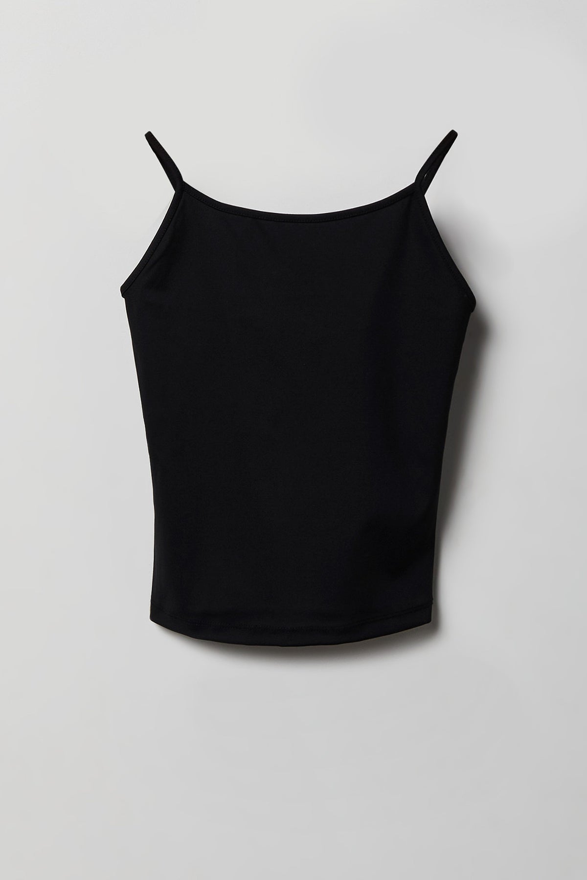Girls Luxe Heavy Contour Tank - Black