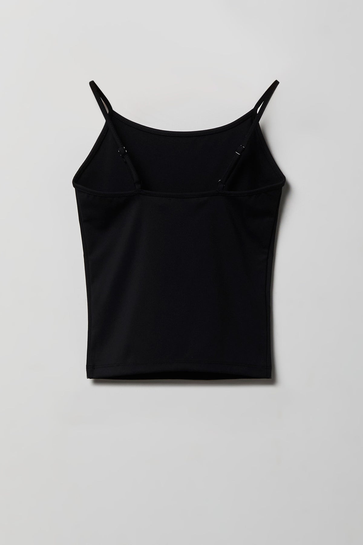 Alt View 2. Girls Luxe Heavy Contour Tank - Black