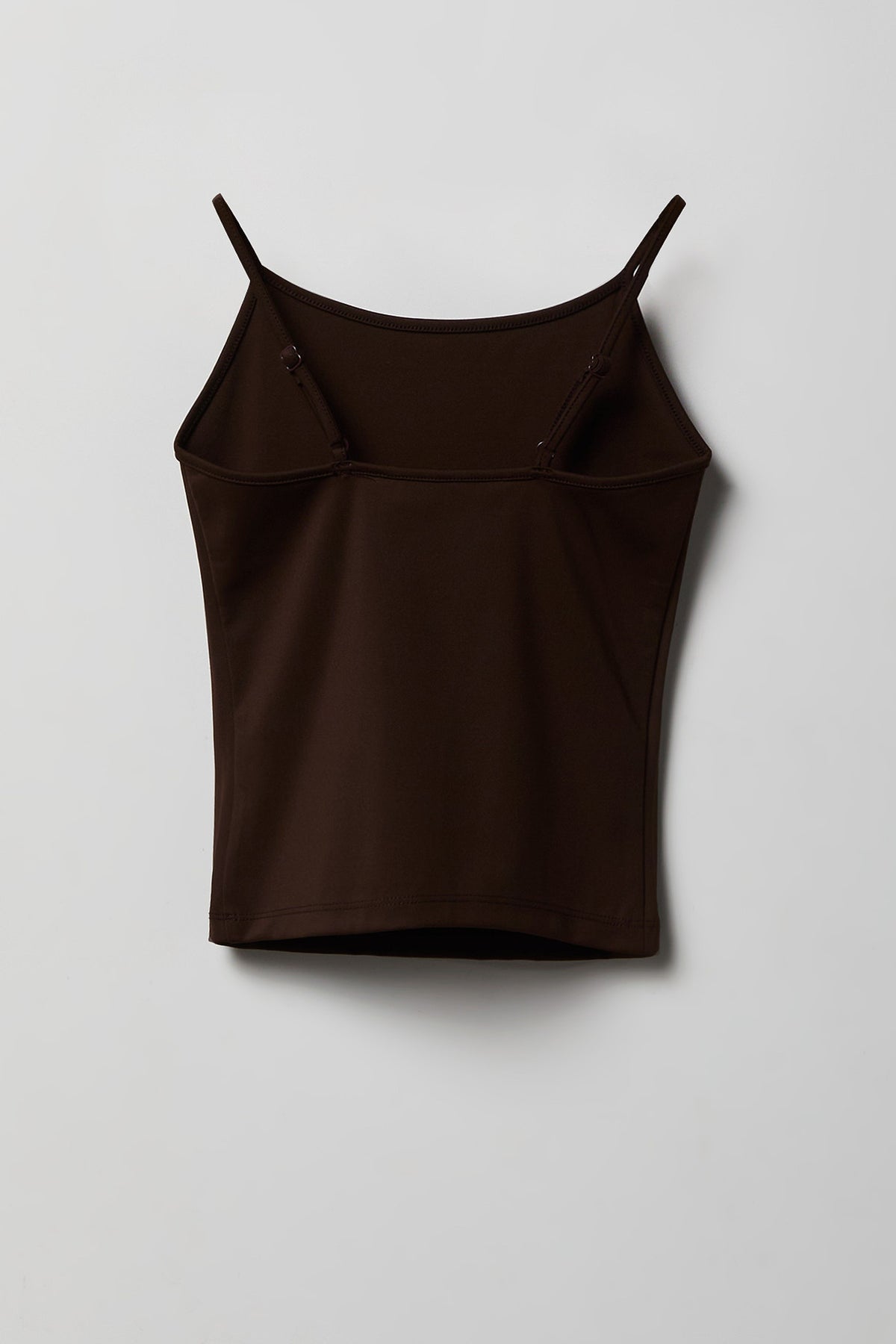 Alt View 2. Girls Luxe Heavy Contour Tank - Brown