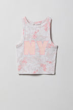 Girls Graphic Ribbed Tank
