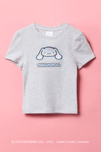 T-shirt à broderie Cinnamoroll™ pour filles