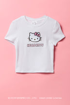 T-shirt à broderie Hello Kitty® pour filles
